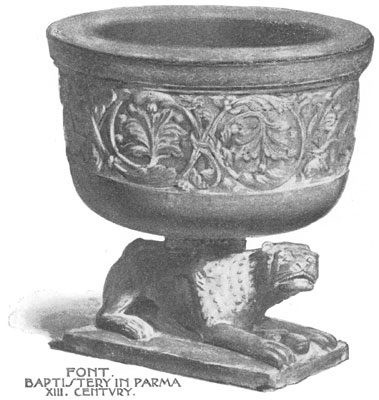 Font Baptistery in Parma XIII. Century.
