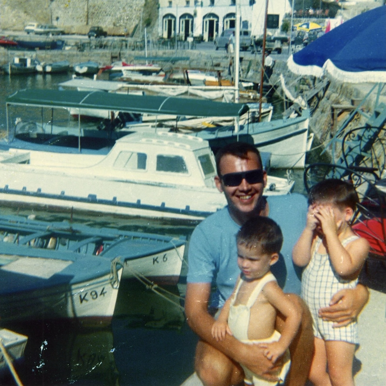 Ian, Dan and John in Kyrenia Cyprus photo